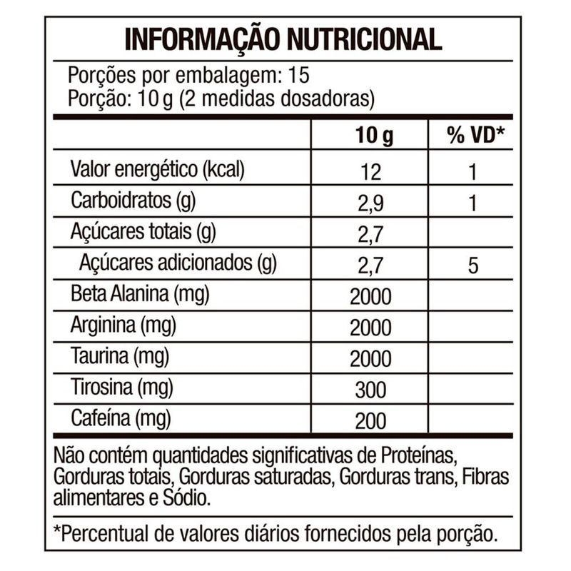 diabo verde insano pre-workout ftw sabor frutas amarelas 150g