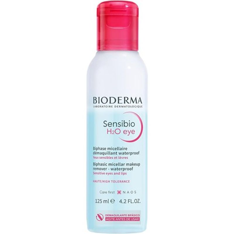 solução micelar sensibio h2o para olhos 125ml