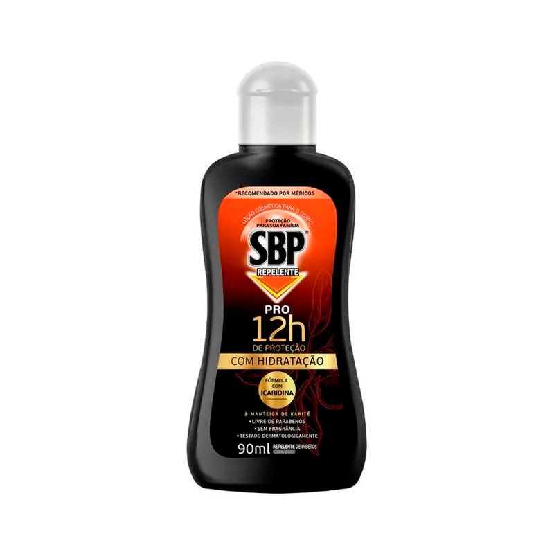 repelente sbp pro loção 12h 90ml