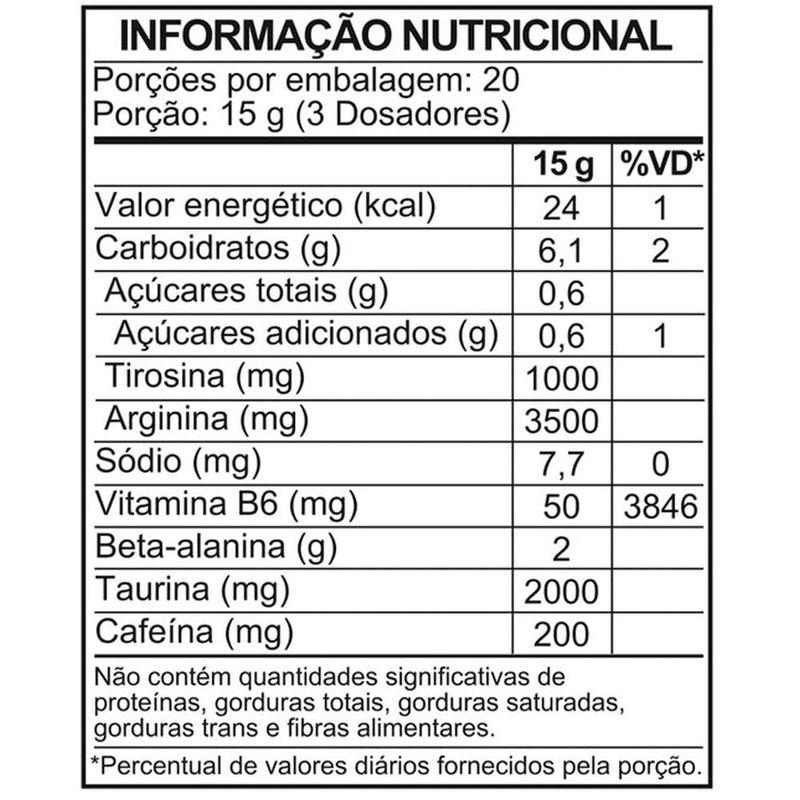 minotauro ultimate pré-workout iridium sabor limão 300g