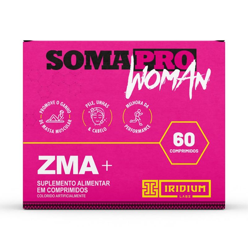 soma pro woman zma iridium 60 comprimidos