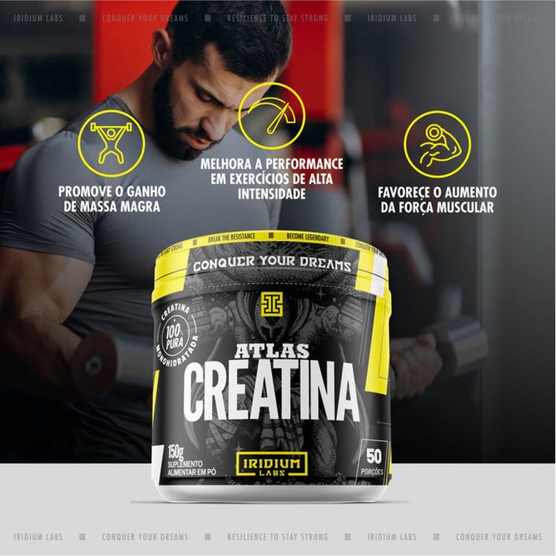 creatina iridium atlas 150g