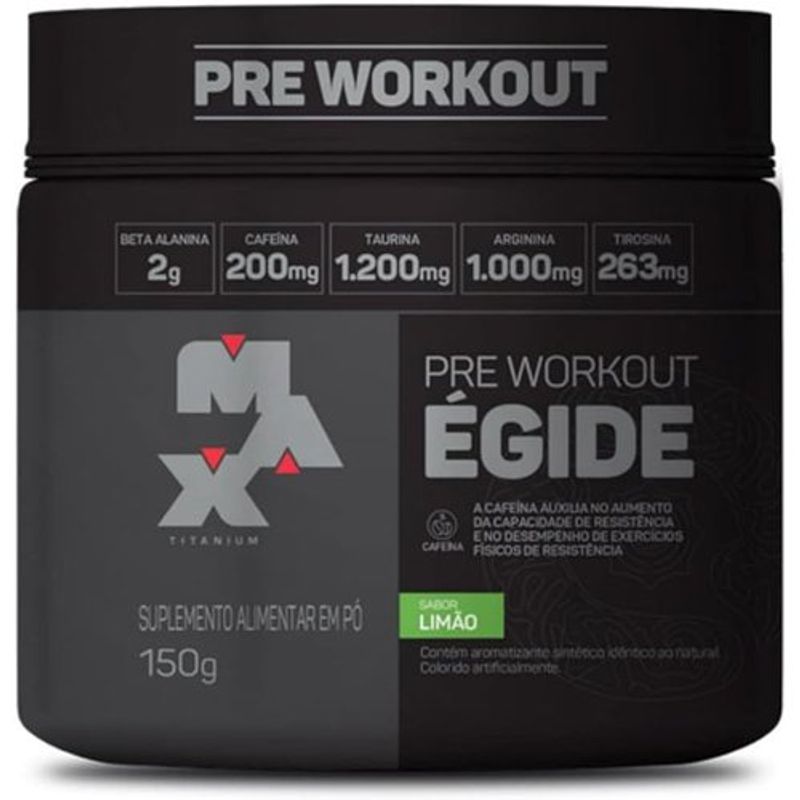 pré-workout horus égide limão max titanium 150g
