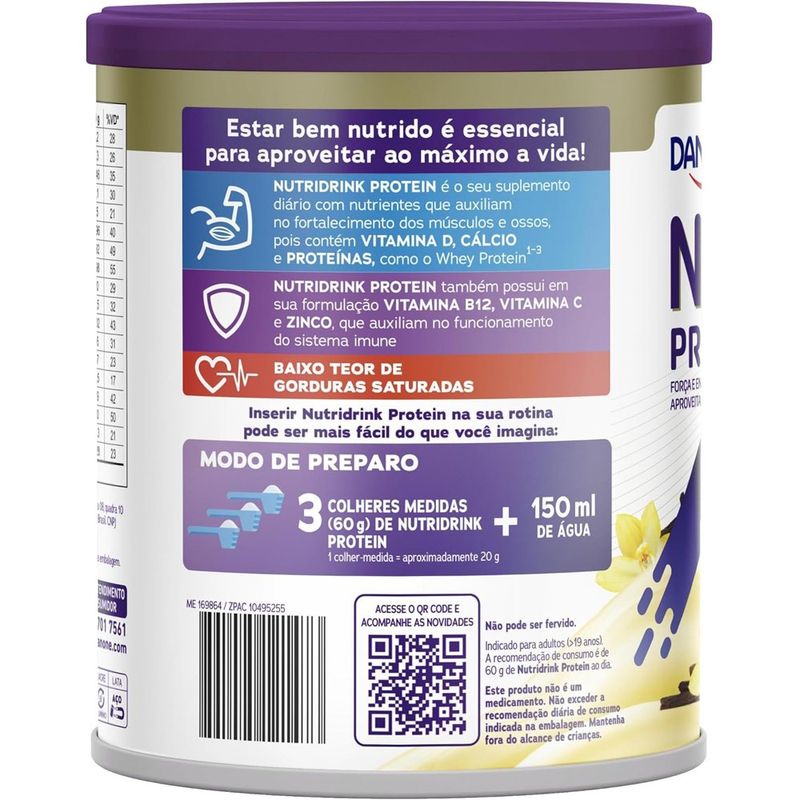 fórmula infantil nutridrink protein baunilha 350g