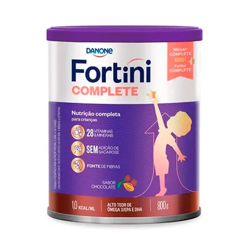 formula infantil fortini complete chocolate 800g