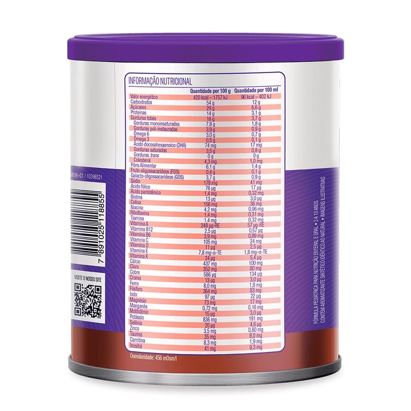 formula infantil fortini complete chocolate 800g