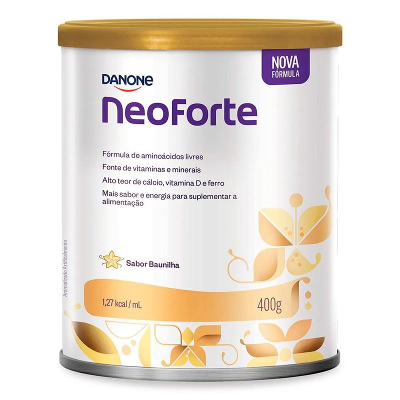 formula infantil neoforte baunilha 400g
