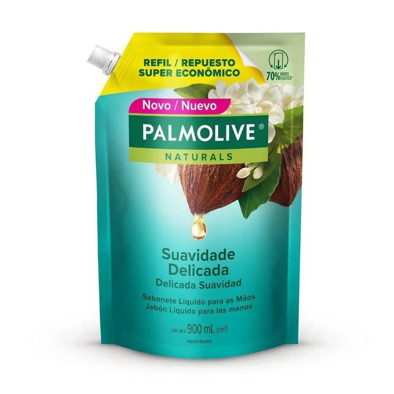 refil sabonete líquido palmolive naturals jasmim 900ml