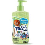 shampoo infantil tralala pump hidratação personalizada 250ml