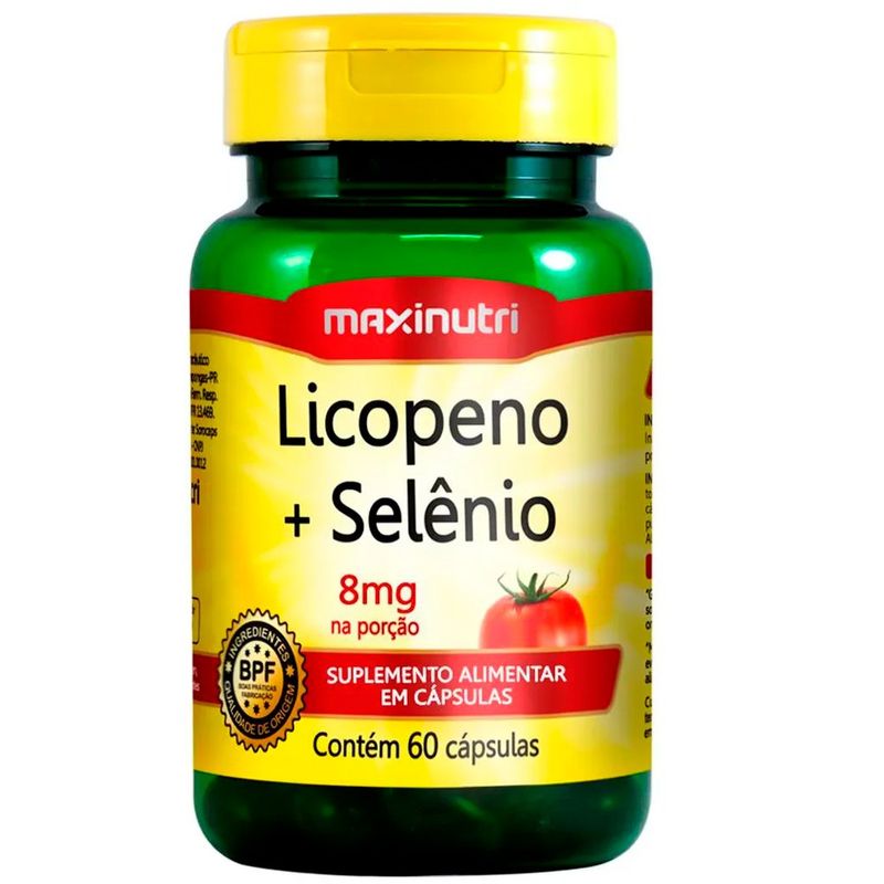 licopeno + selenio 250g maxinutri 60 caps