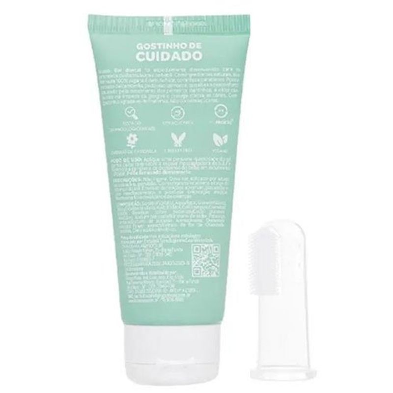gel dental infantil buba care frutinhas sem fluor 50g