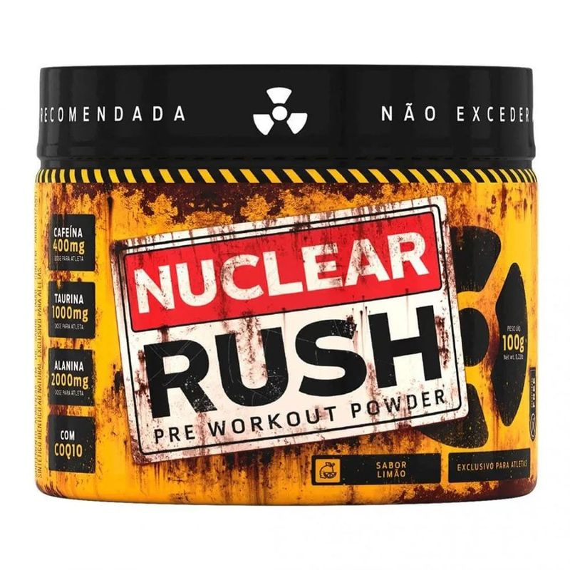 pré-treino body action nuclear rush limão 100g
