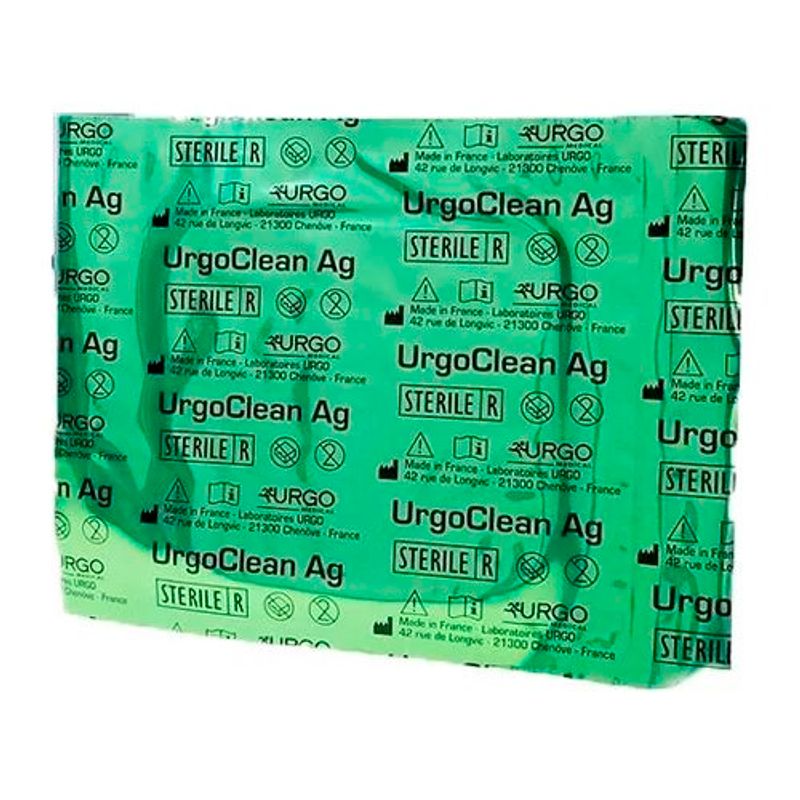 compressa de alginato urgoclean ag pad 10x10cm 1 unidade