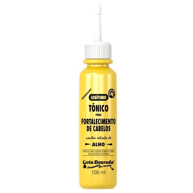 tônico capilar gota dourada fortalecimento rícino 100ml