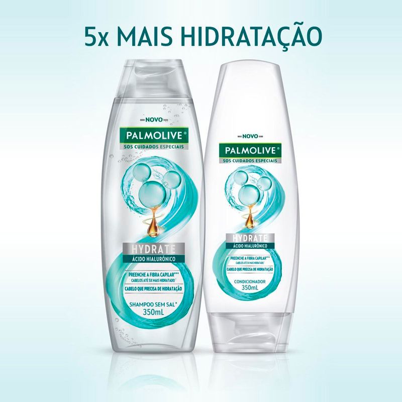 shampoo palmolive hydrate ácido hialurônico 350ml