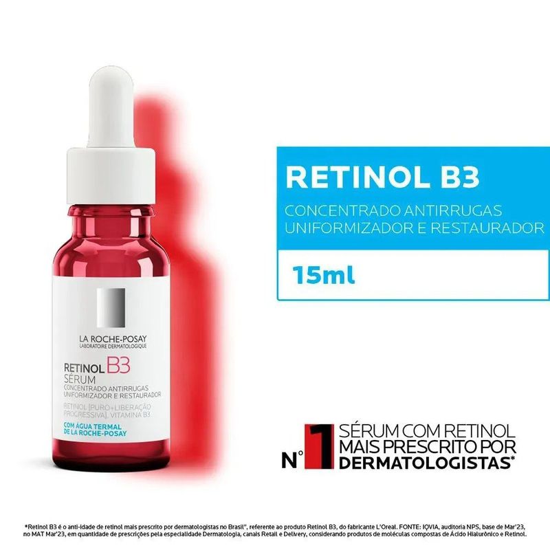 sérum facial antirrugas b3 la roche-posay retinol 15ml