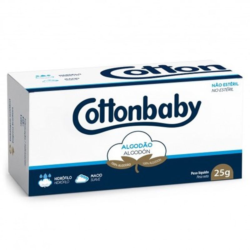 algodão rolo cottonbaby 25g