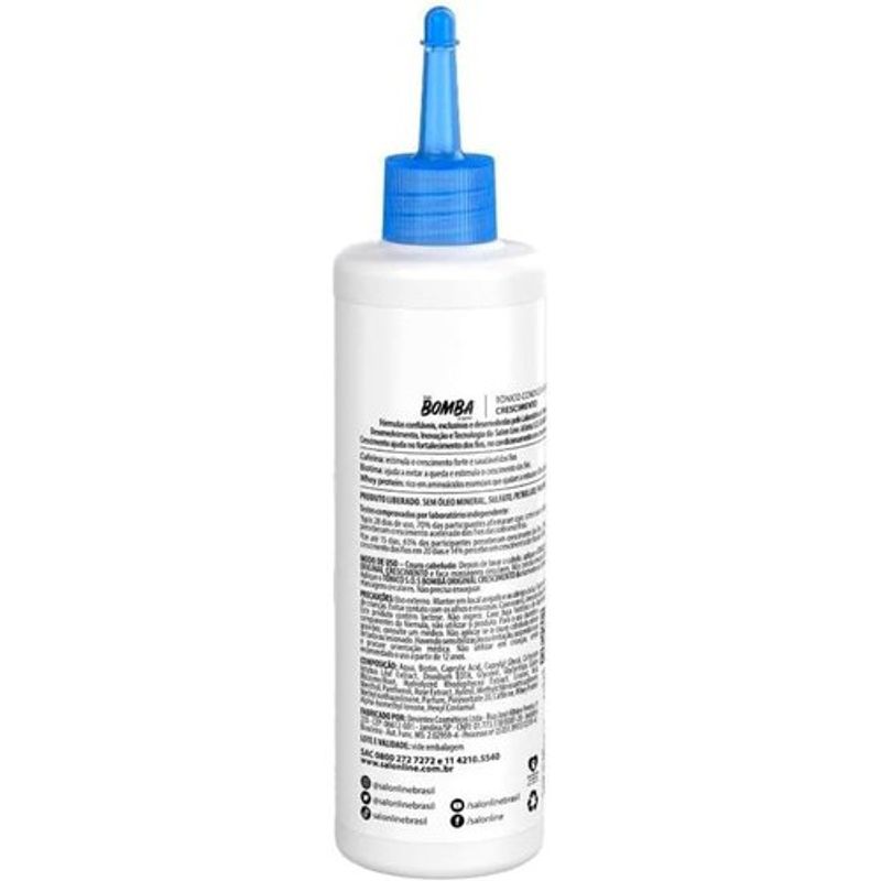 tônico capilar salon line crescimento acelerado bomba 100ml