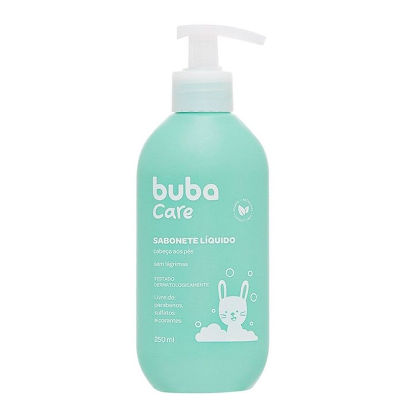 sabonete líquido infantil buba care cabeça aos pés 400ml