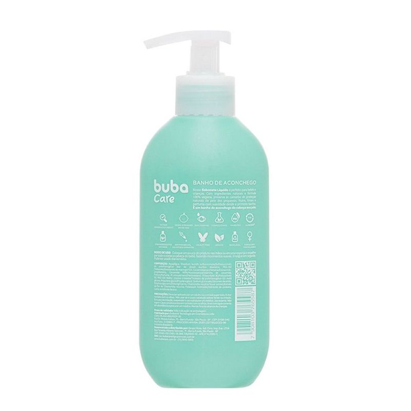 sabonete líquido infantil buba care cabeça aos pés 400ml
