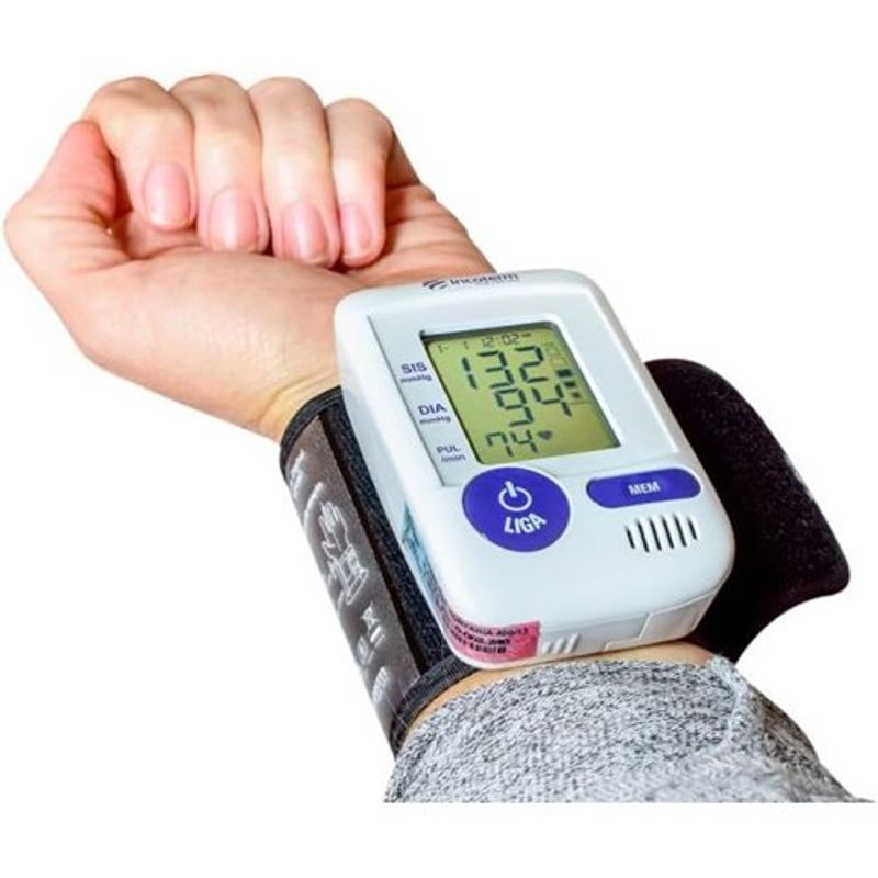 medidor de pressão digital de pulso incoterm mp060