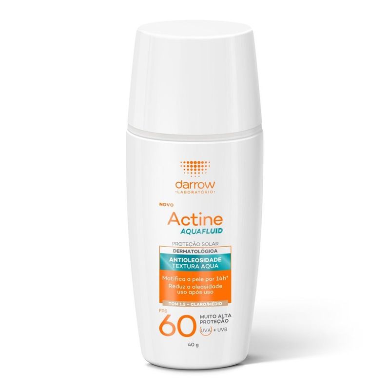 protetor solar facial actine fps 60 com cor 40g
