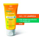 gel de limpeza facial actine oil control peles mistas a oleosas 60g