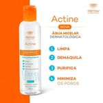 água micelar actine líquida 200ml
