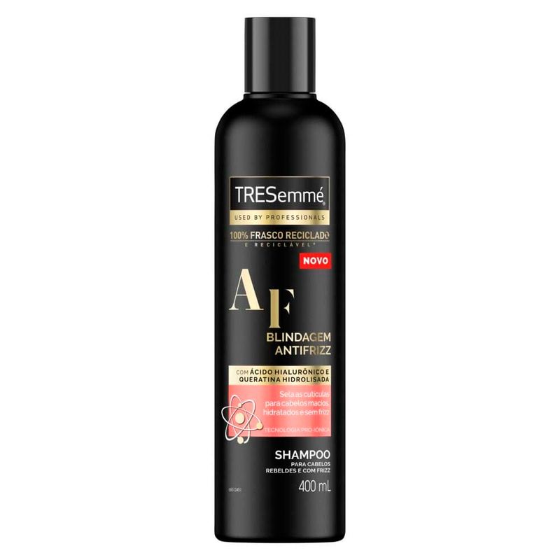 shampoo tresemmé antifrizz selagem das cutículas 400ml