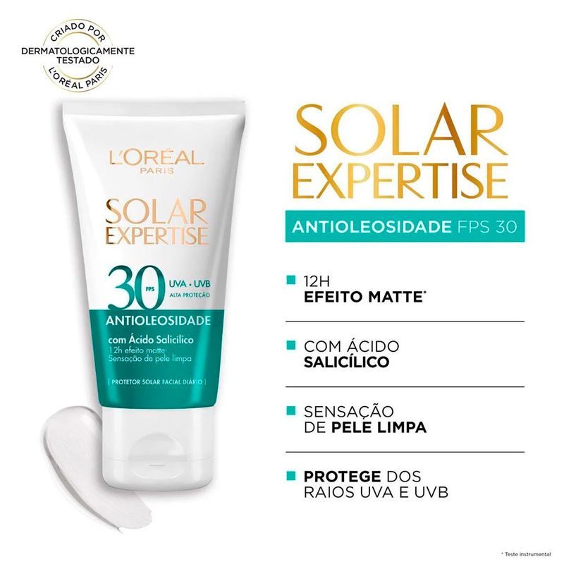protetor solar loreal antioleo s cor fps30 40g