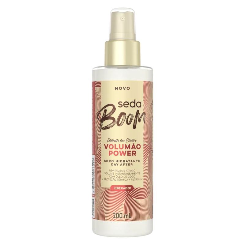 soro hidratante day after seda boom volumão power 200ml