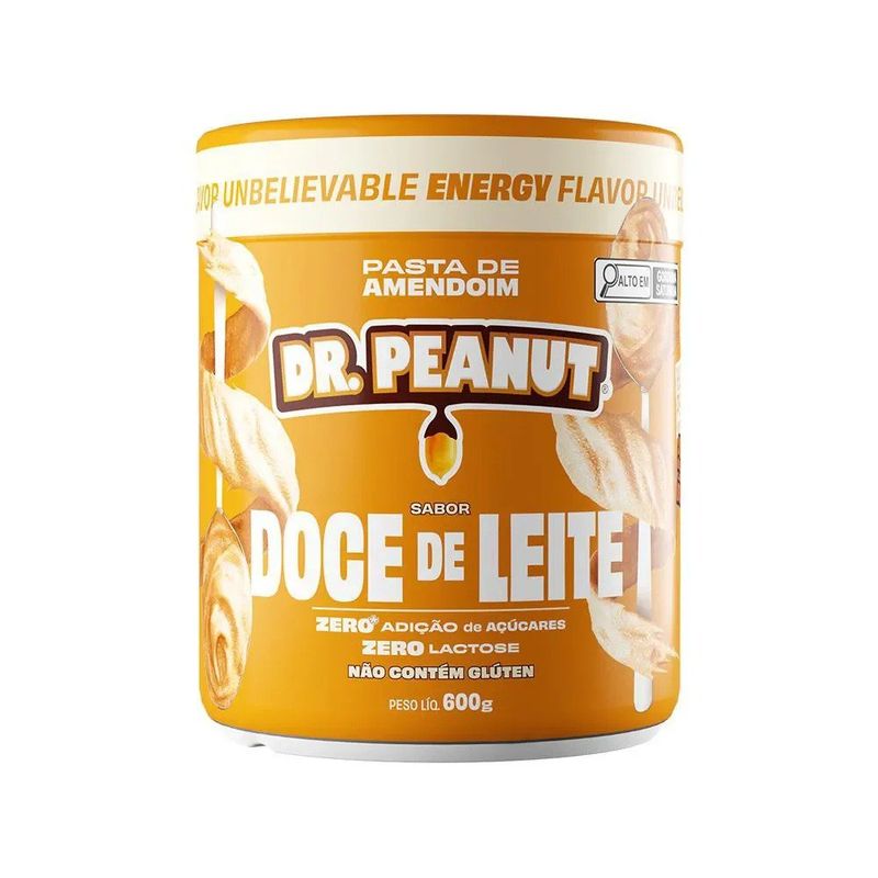 pasta de amendoim dr. peanut doce de leite 600g
