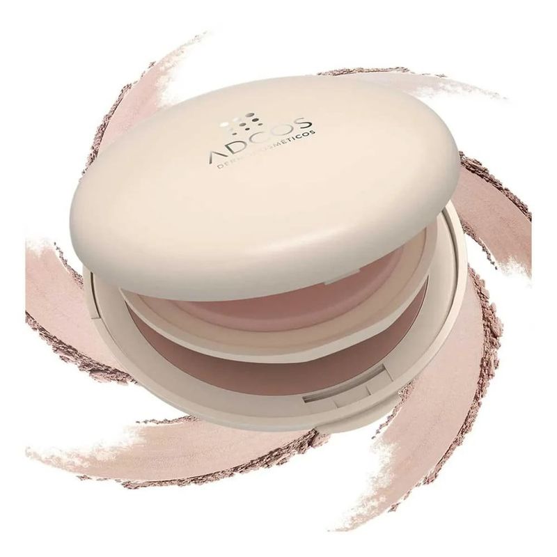 protetor solar facial pó compacto adcos hialurônico fps 50 translúcido 11g