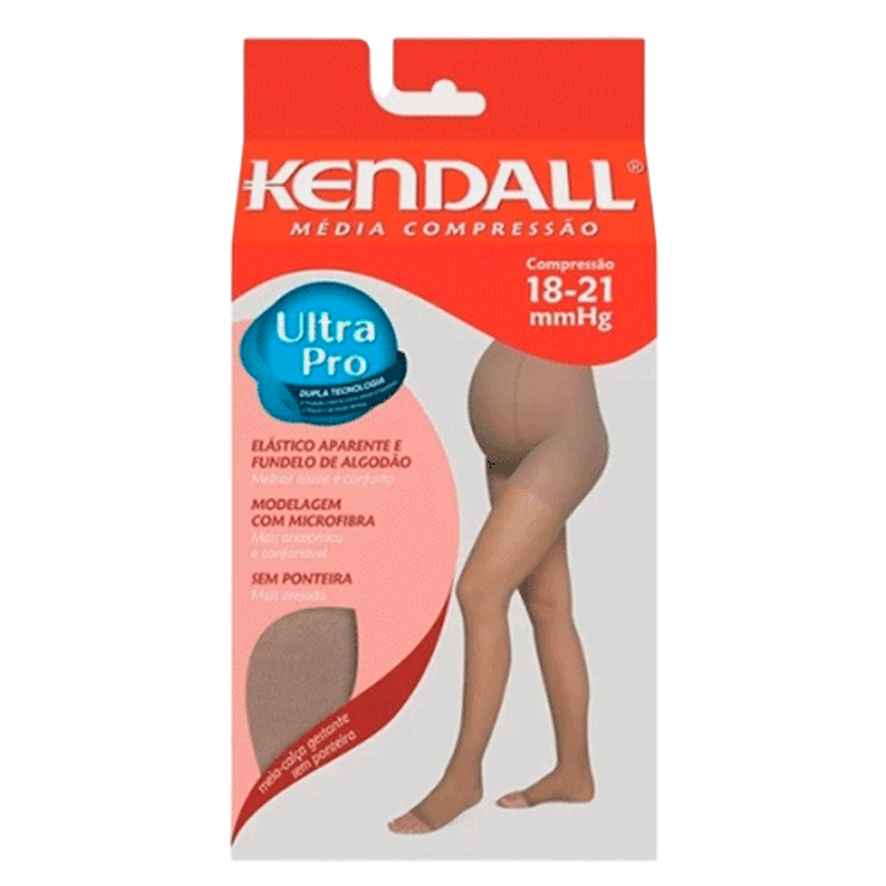 meia maternidade kendall 18-21mmhg sem ponteira gg