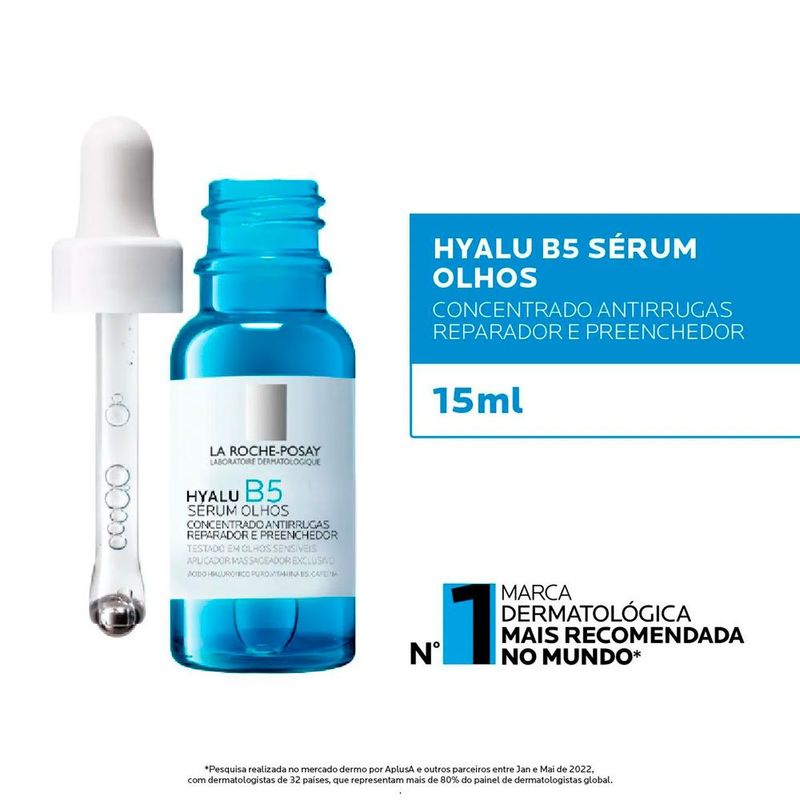 sérum anti-idade olhos la roche-posay hyalu b5 15ml