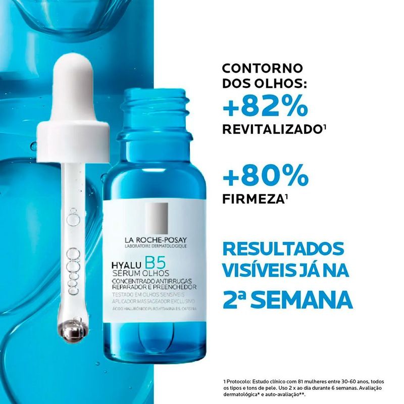 sérum anti-idade olhos la roche-posay hyalu b5 15ml