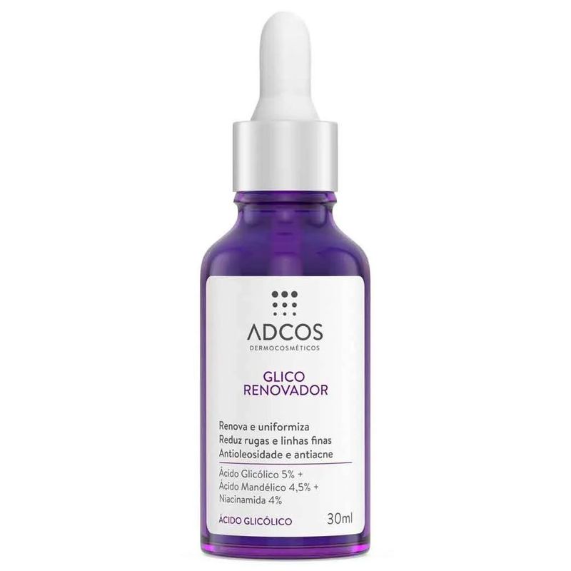 sérum facial adcos glico renovador 30ml