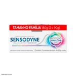 kit creme dental sensodyne proteção completa+ 2 unidades 90g cada