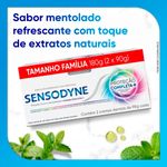 kit creme dental sensodyne proteção completa+ 2 unidades 90g cada