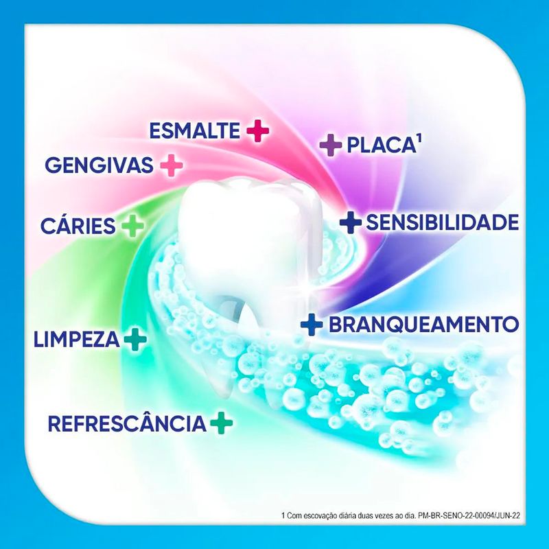 kit creme dental sensodyne proteção completa+ 2 unidades 90g cada