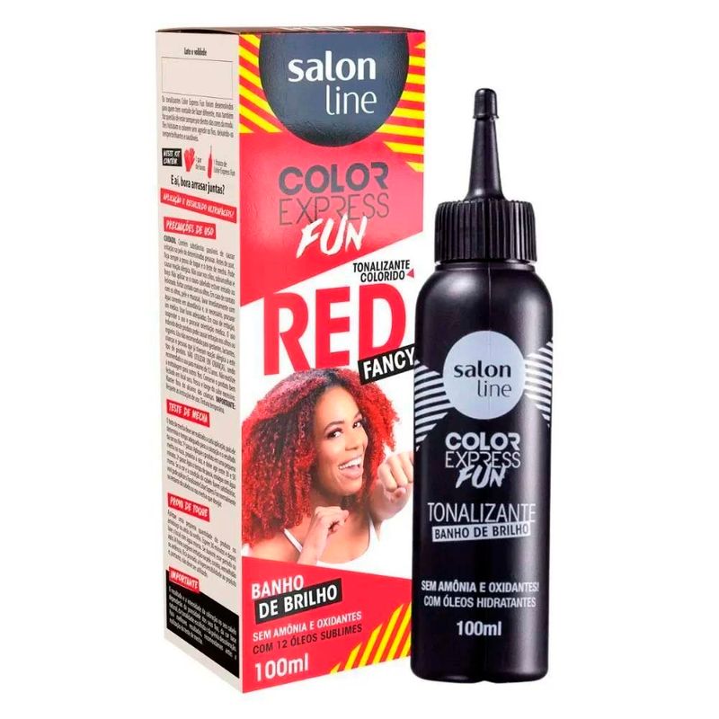tonalizante color express fun red fancy salon line 100ml