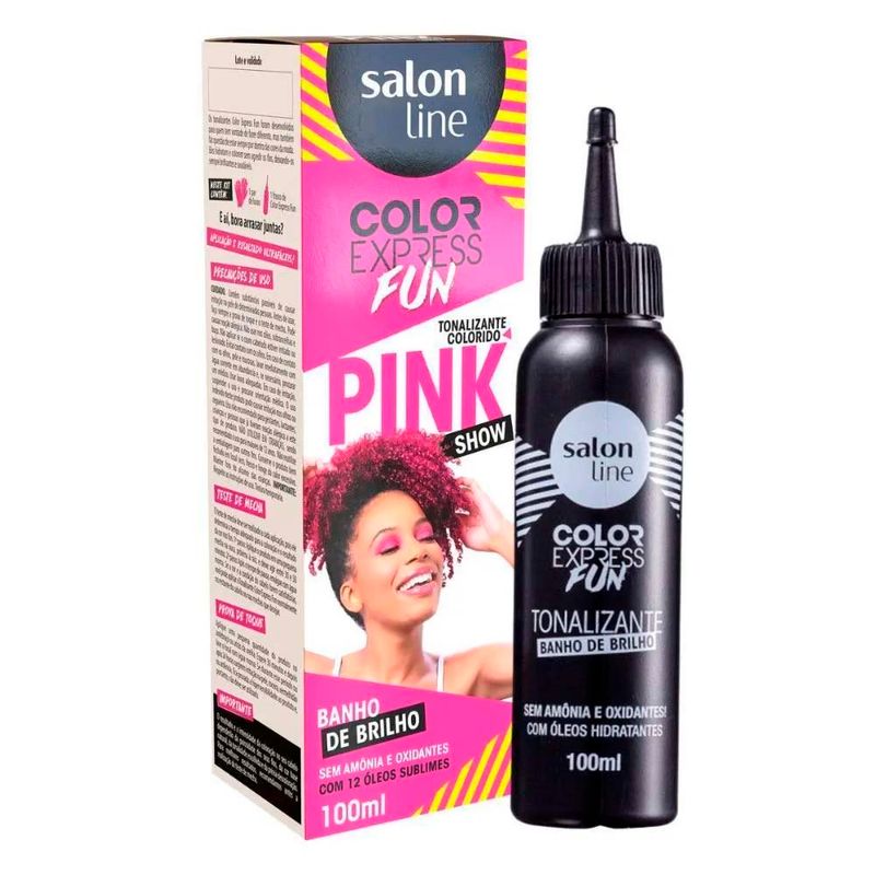 tonalizante color express fun pink show salon line 100ml