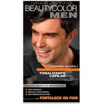 tonalizante capilar masculino beautycolor castanho natural