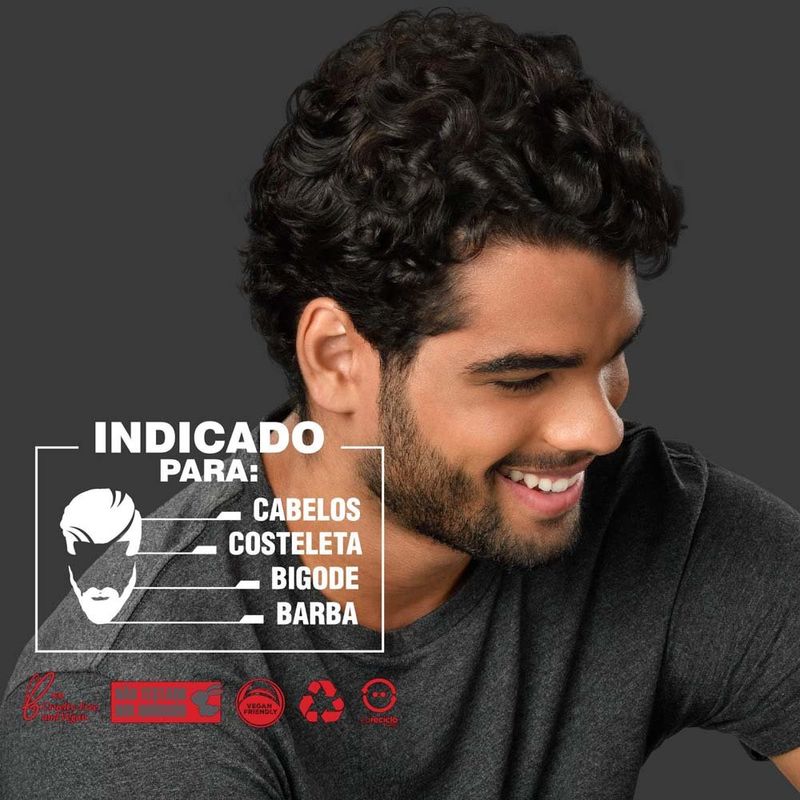 tonalizante capilar masculino beautycolor castanho escuro
