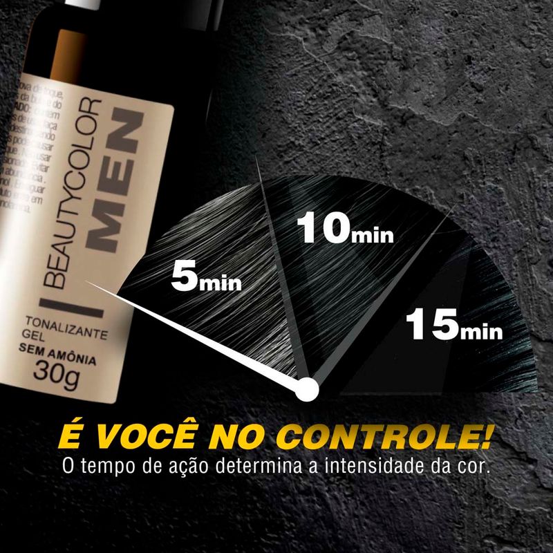 tonalizante capilar masculino beautycolor preto