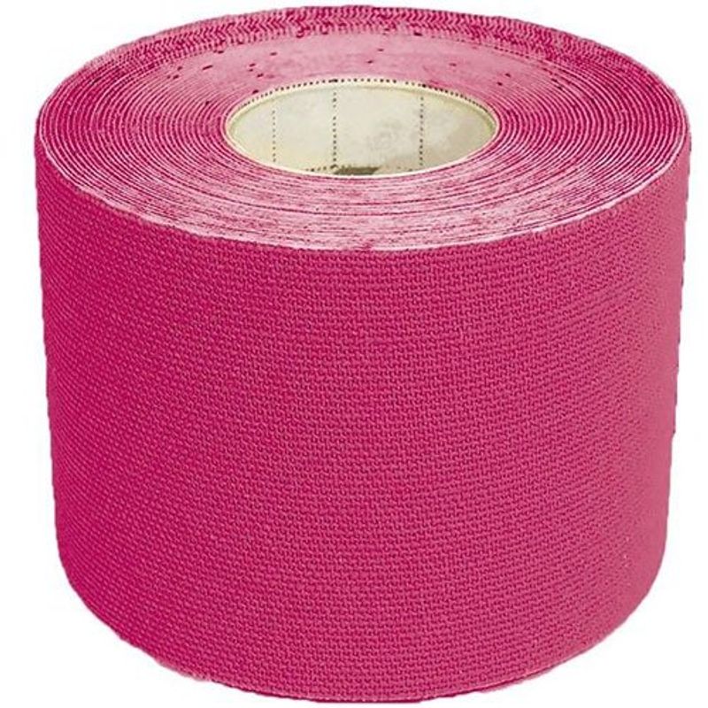 fita kinesio rolo 5cm x 5m rosa multi saude