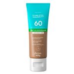 protetor facial sunless antioleosidade fps 60 com base 5.0 40g