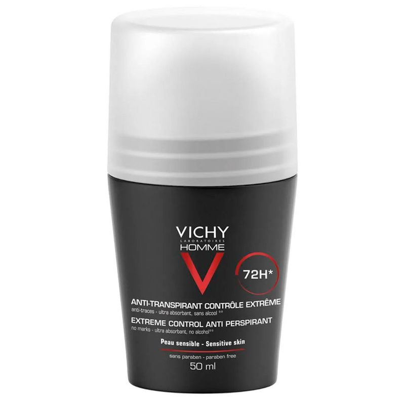 desodorante roll-on vichy homme controle extremo 50ml