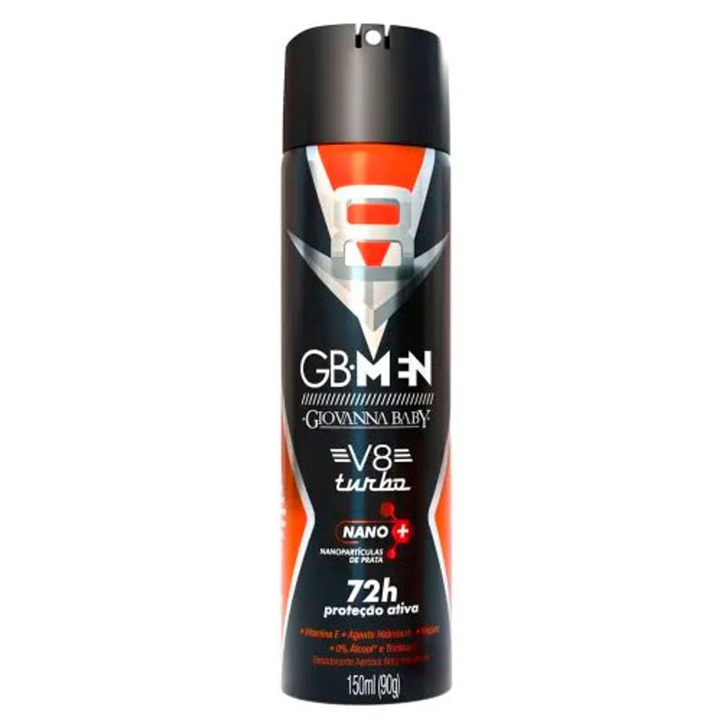 desodorante aerosol giovanna baby men v8 150ml