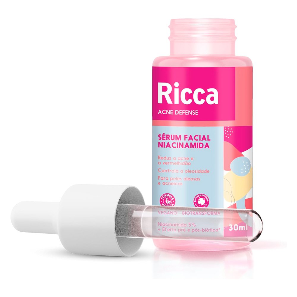 Serum Facial Niacinamida Ricca Acne 30ml